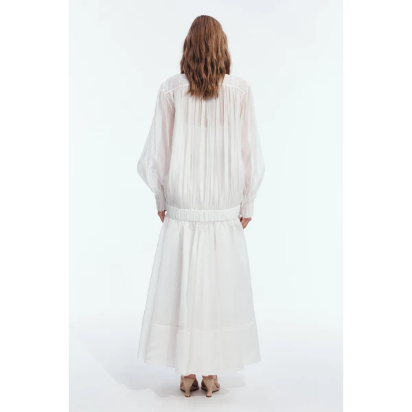 Aje Milano Maxi Dress in Ivory | Maxi Dresses | Coveti