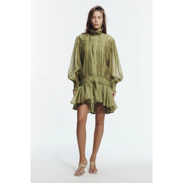 Aje Milano Mini Dress in Avocado | Mini Dresses | Coveti