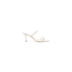 Aje Mirage Woven Sculptural Heel in Ivory | Heels | Coveti