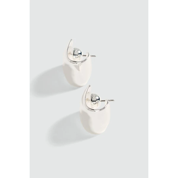 Aje Monti Stud in Silver | Earrings | Coveti