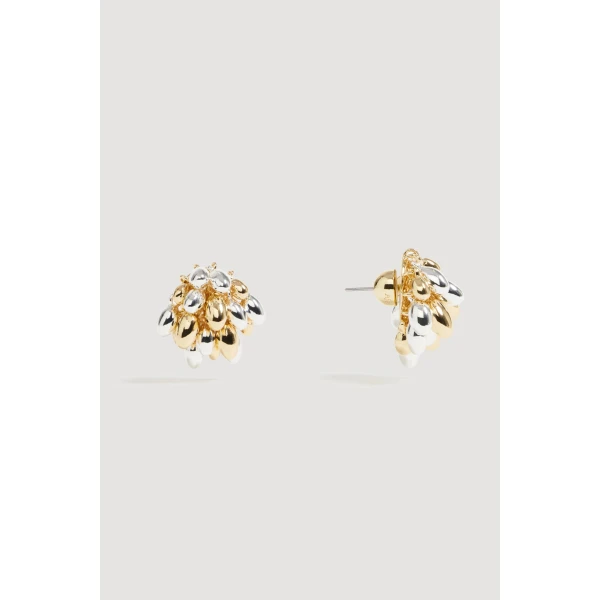 Aje Moonstruck Cluster Stud in Gold/Silver | Earrings | Coveti