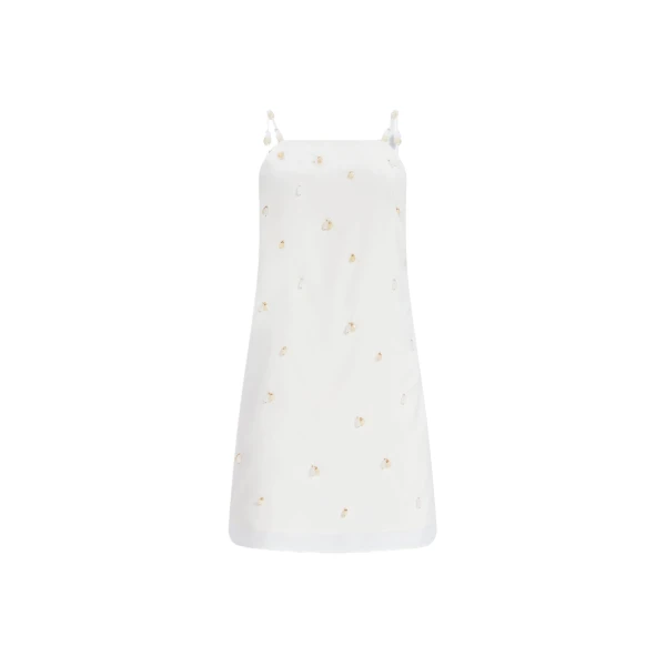 Aje Naia Mini Dress in Eggshell | Mini Dresses | Coveti