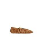 Aje Navina Suede Ballet Flat in Tan | Flats | Coveti