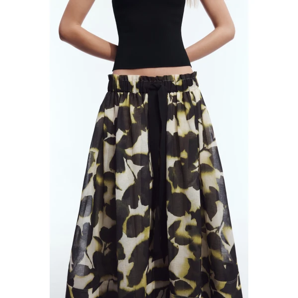 Aje Nerona Maxi Skirt in Ink Folia | Skirts | Coveti