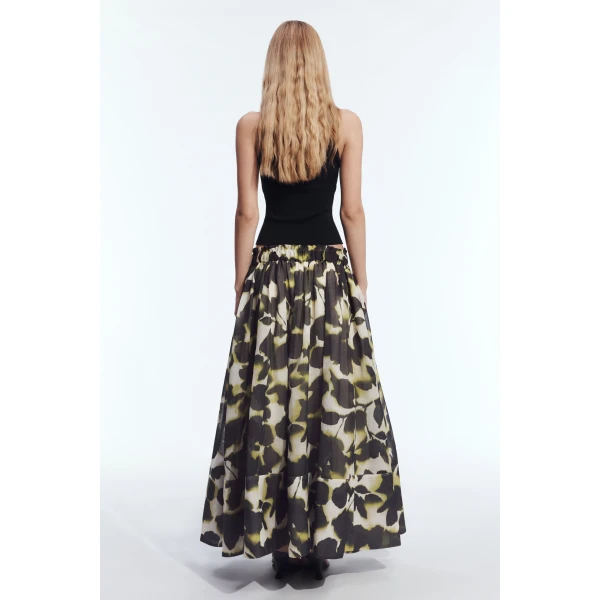 Aje Nerona Maxi Skirt in Ink Folia | Skirts | Coveti