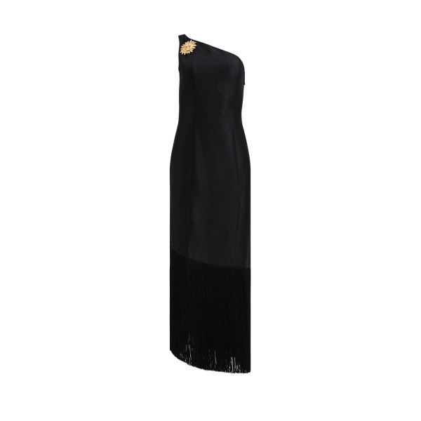 Aje Nerra Fringe Midi Dress