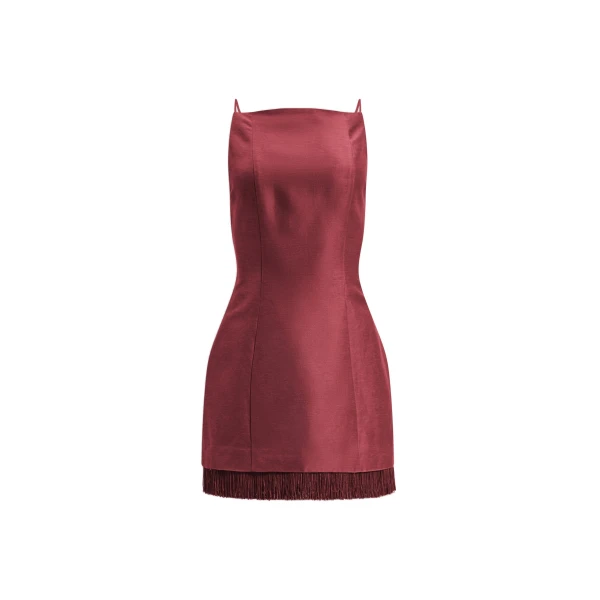 Nerra Fringe Mini Dress
