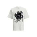 Aje Orchid Oversized Tee in White/Black | T-shirts | Coveti