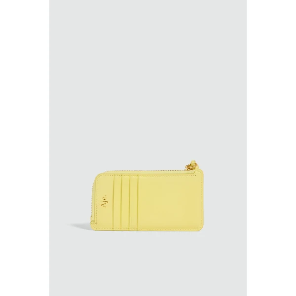 Aje Poppy Small Zip Wallet in Lemon | Wallets & Purses | Coveti