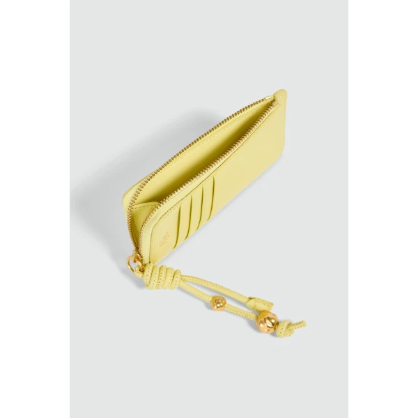 Aje Poppy Small Zip Wallet in Lemon | Wallets & Purses | Coveti
