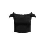 Aje Ravena Bustier in Black | Tops | Coveti