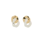 Aje Ray Link Earring in Gold/Silver | Earrings | Coveti