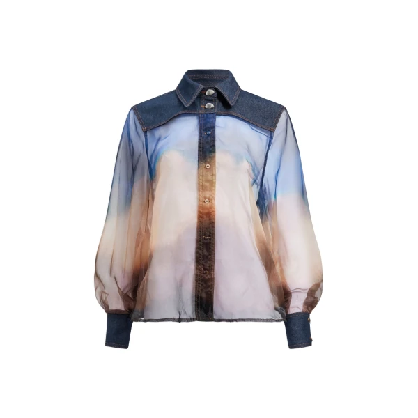 Remie Denim Contrast Shirt