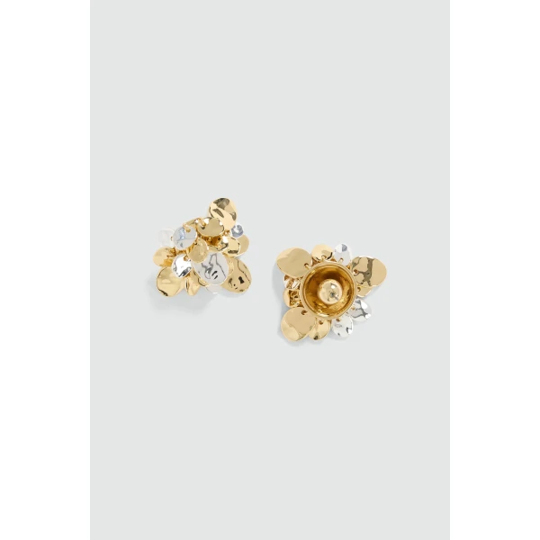 Aje Renew Cluster Stud in Gold/Silver | Earrings | Coveti