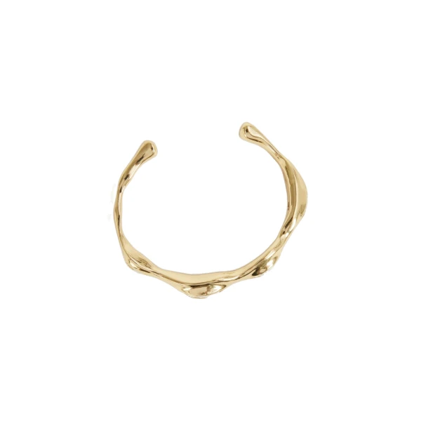 Aje Romara Pearl Cuff in Gold/Pearl | Bracelets | Coveti