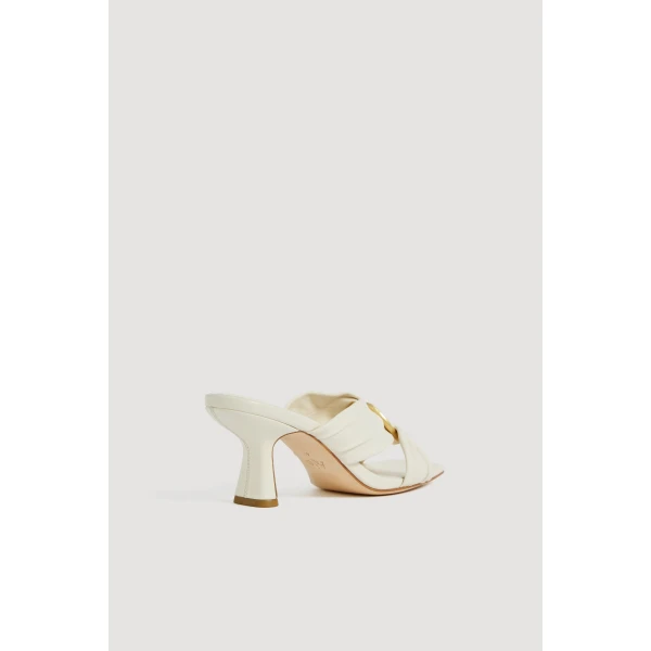 Aje Saint Heel Mule in Ivory | Heels | Coveti