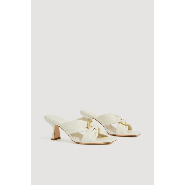 Aje Saint Heel Mule in Ivory | Heels | Coveti