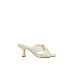 Aje Saint Heel Mule in Ivory | Heels | Coveti