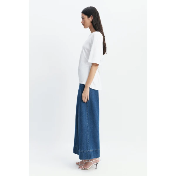 Aje Sienna Belted Tee in White | T-shirts | Coveti