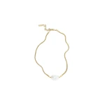 Aje Sienna Necklace in Gold/Pearl | Necklace | Coveti