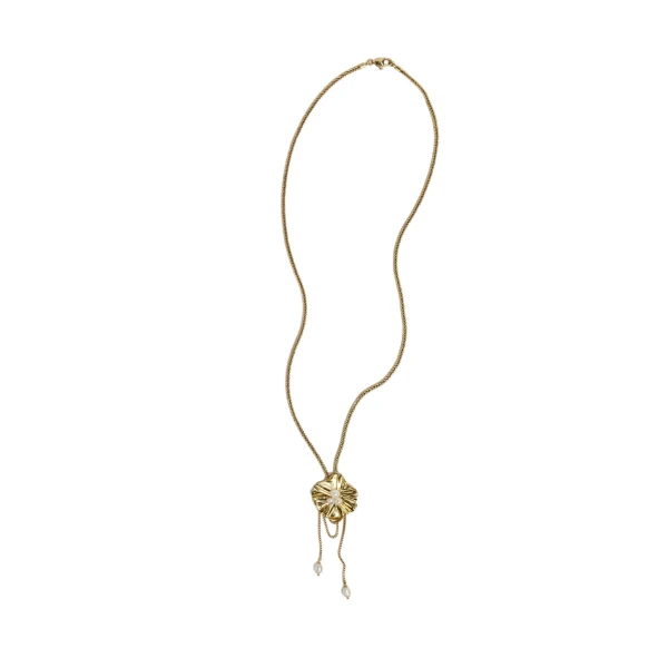 Aje Sierra Necklace in Gold/Pearl | Necklace | Coveti
