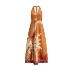 Aje Sol Halter Maxi Dress in Ember | Maxi Dresses | Coveti