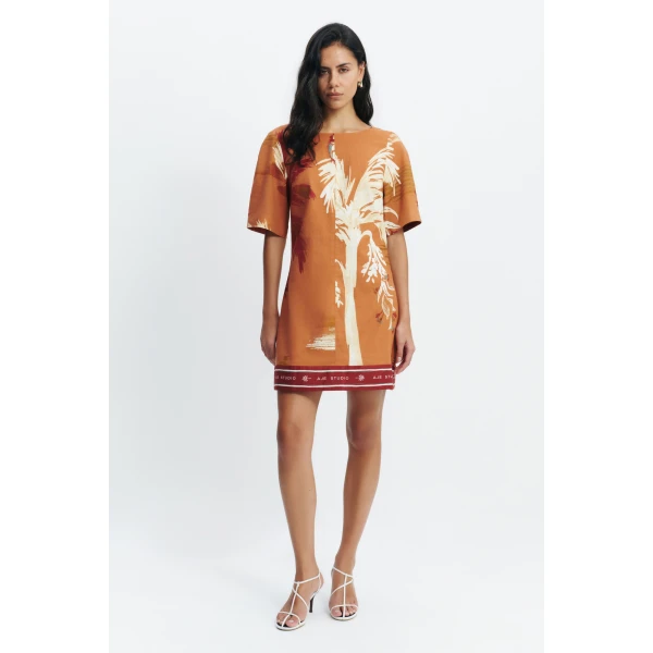 Aje Sol Mini Dress in Ember | Mini Dresses | Coveti