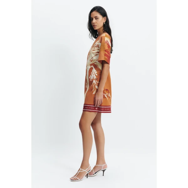 Aje Sol Mini Dress in Ember | Mini Dresses | Coveti