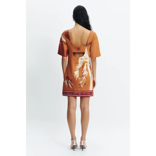 Aje Sol Mini Dress in Ember | Mini Dresses | Coveti