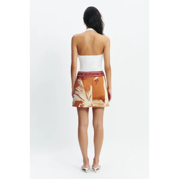 Aje Sol Mini Skirt in Ember | Skirts | Coveti