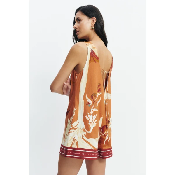 Aje Sol Relaxed Playsuit in Ember | Jumpsuit | Coveti