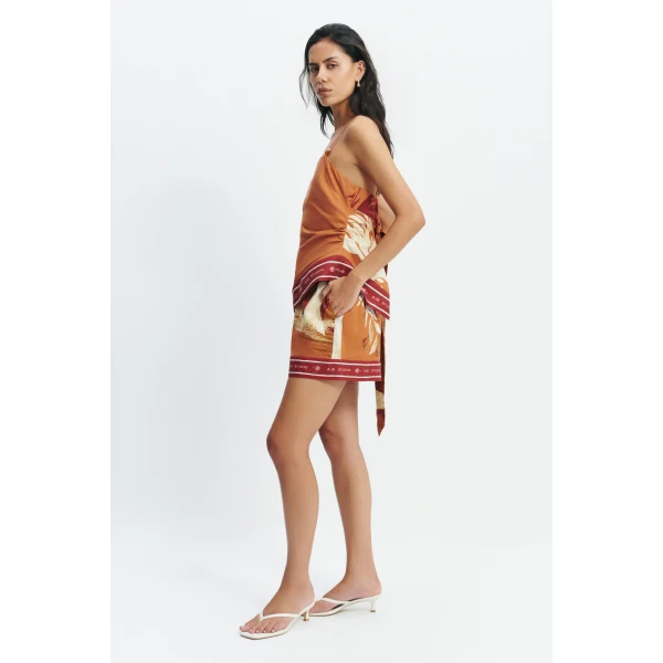 Aje Sol Relaxed Short in Ember | Shorts | Coveti