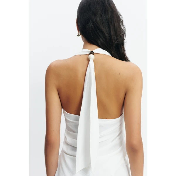 Aje Sophie Asymmetrical Top in White | Tops | Coveti