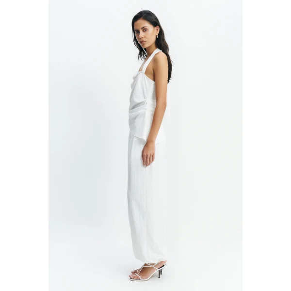 Aje Sophie Asymmetrical Top in White | Tops | Coveti