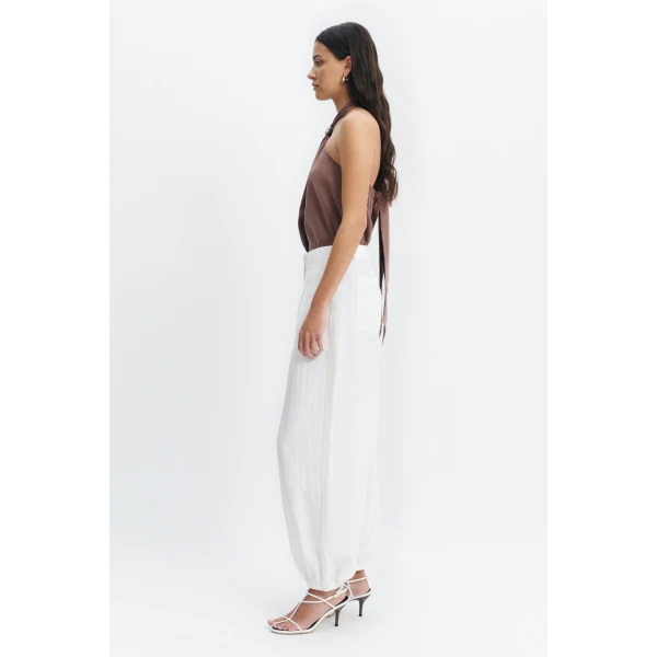 Aje Sophie Harem Pant in White | Pants | Coveti