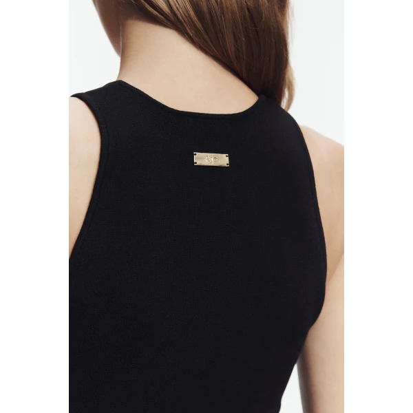 Black knitwear