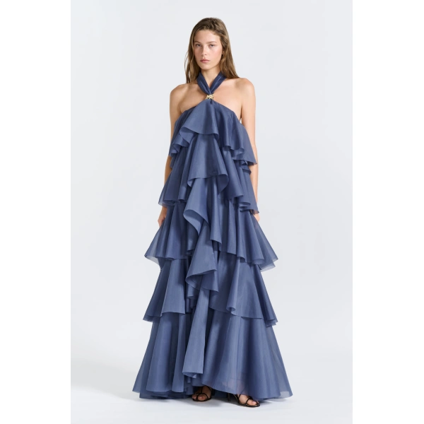 Aje Sorela Gown in Slate | Evening Gowns | Coveti