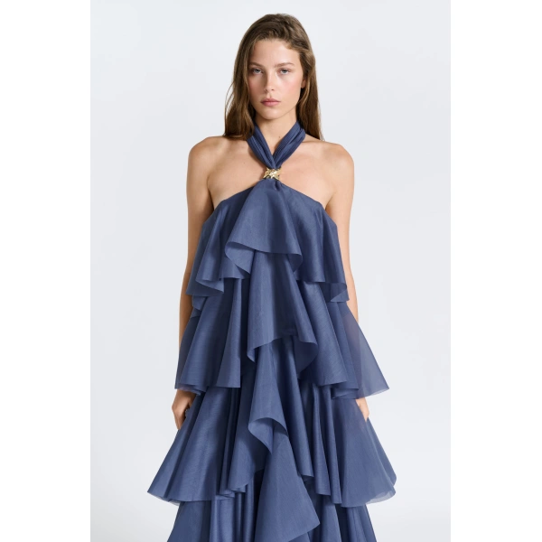 Aje Sorela Gown in Slate | Evening Gowns | Coveti