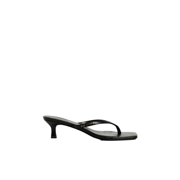Studio Thong Heel in Black