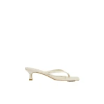 Aje Studio Thong Heel in Ivory | Heels | Coveti