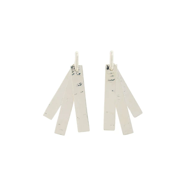Aje Tanis Multi Drop Earrings in Silver | Earrings | Coveti