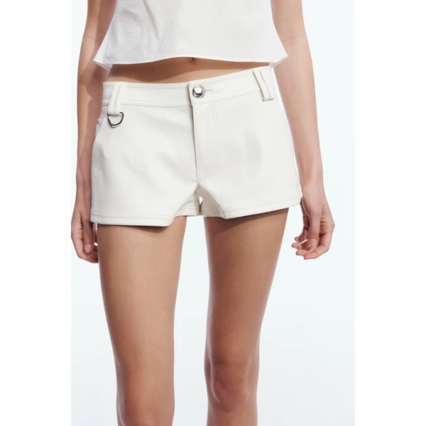 Aje Tommi Shorts in Ivory | Shorts | Coveti