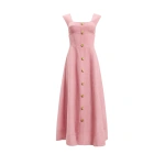 Aje Tova Midi Dress in Rose Gold | Midi Dresses | Coveti