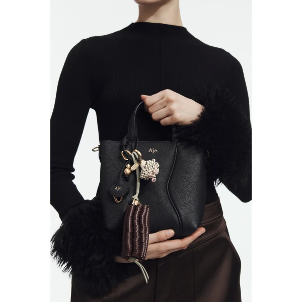 Aje Untold Mini Tote in Black | Totes & Top-Handle Bags | Coveti