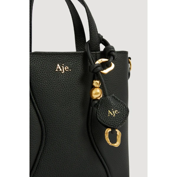 Aje Untold Mini Tote in Black | Totes & Top-Handle Bags | Coveti