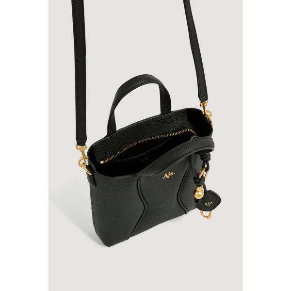 Aje Untold Mini Tote in Black | Totes & Top-Handle Bags | Coveti