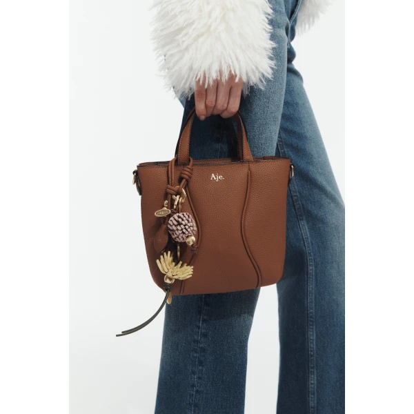 Aje Untold Mini Tote in Spiced Chai | Totes & Top-Handle Bags | Coveti