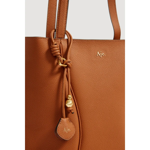 Aje Untold Portrait Tote in Spiced Chai | Totes & Top-Handle Bags | Coveti