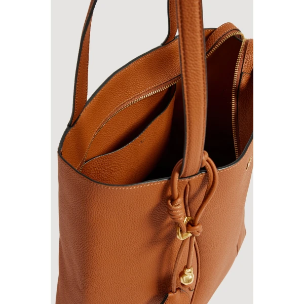 Aje Untold Portrait Tote in Spiced Chai | Totes & Top-Handle Bags | Coveti