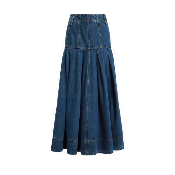 Vaila Denim Midi Skirt